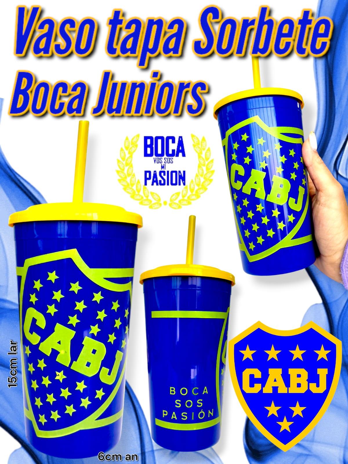 Vaso Tapa Sorbete Boca Juniors 